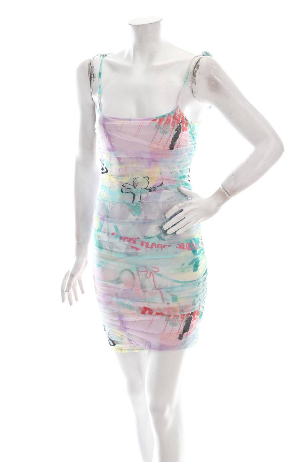 Рокля Guess x Brandalised1 - Contour.bg Рокля Guess x Brandalised1