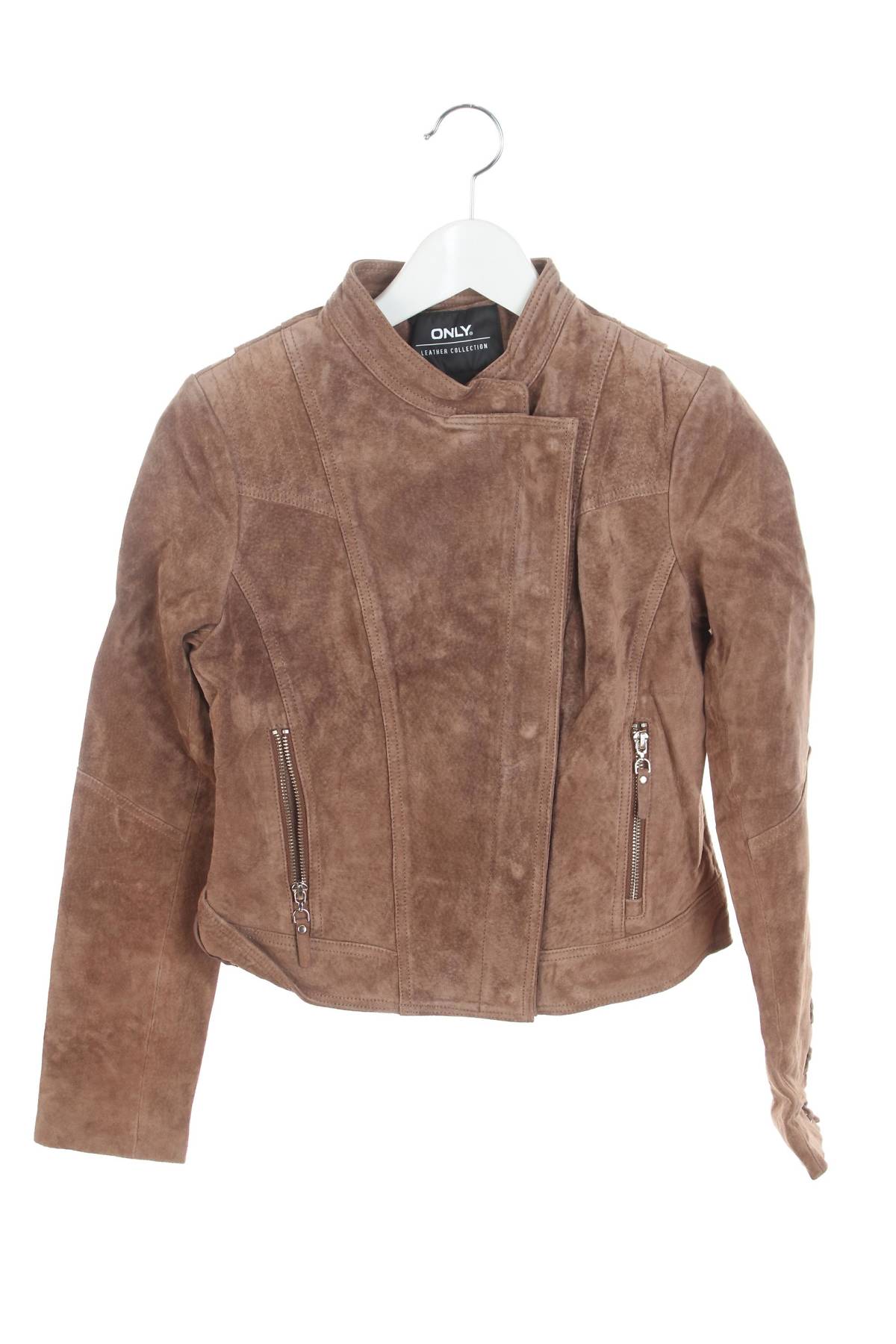 Γυναικείο δερμάτινο μπουφάν Only1 - Contourshop.gr Γυναικείο δερμάτινο μπουφάν Only1