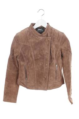 Γυναικείο δερμάτινο μπουφάν Only1 - Contourshop.gr Γυναικείο δερμάτινο μπουφάν Only1