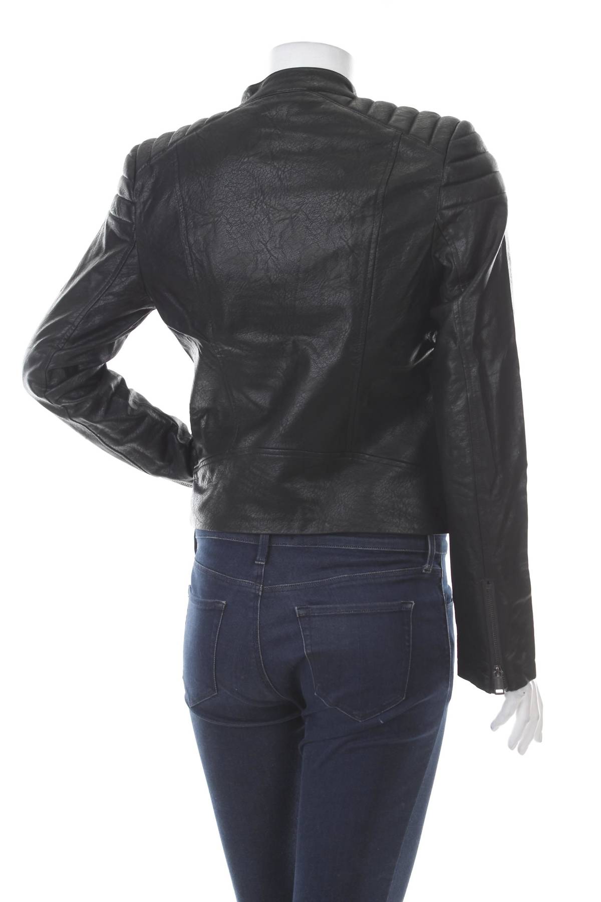 Дамско кожено яке Guess2 - Contour.bg Дамско кожено яке Guess2