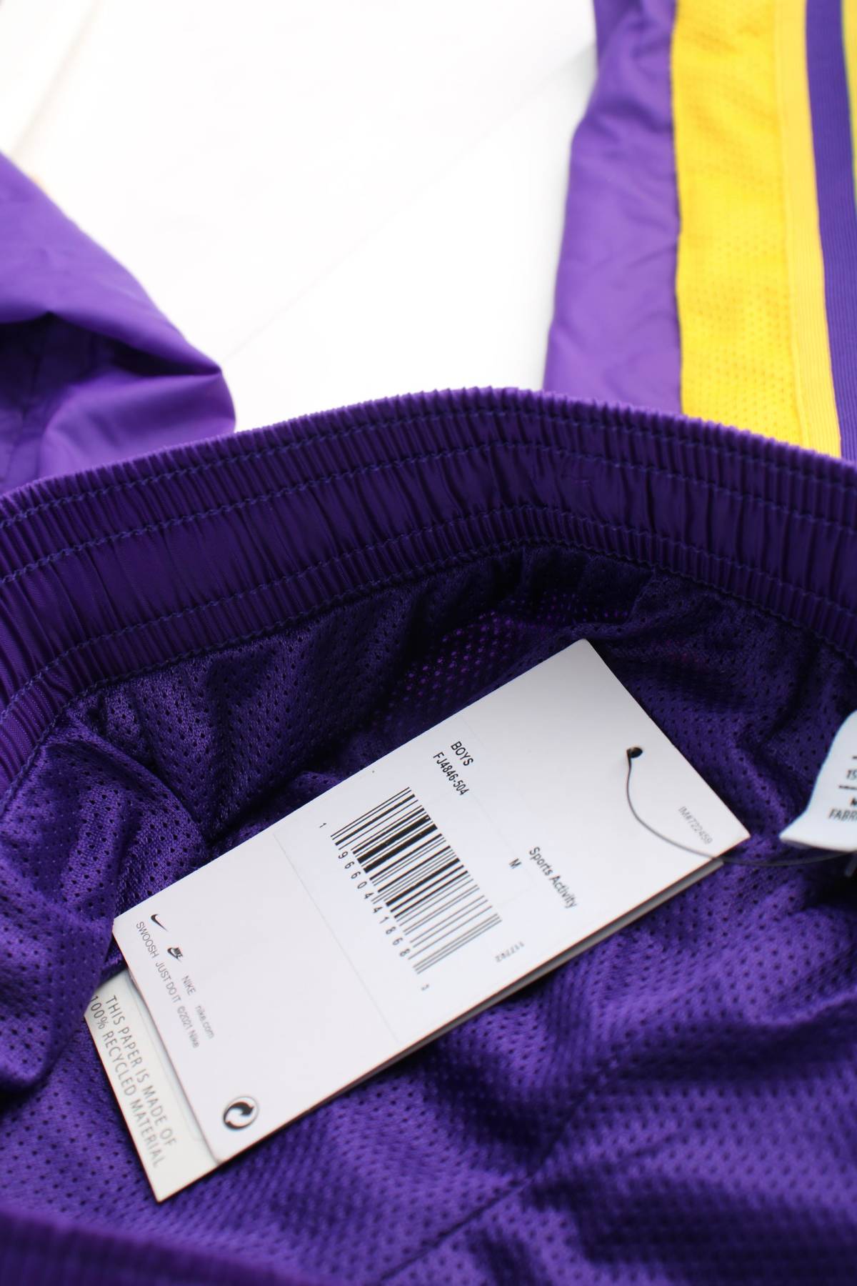 Παιδικό αθλητικό παντελόνι Nike Los Angeles Lakers3