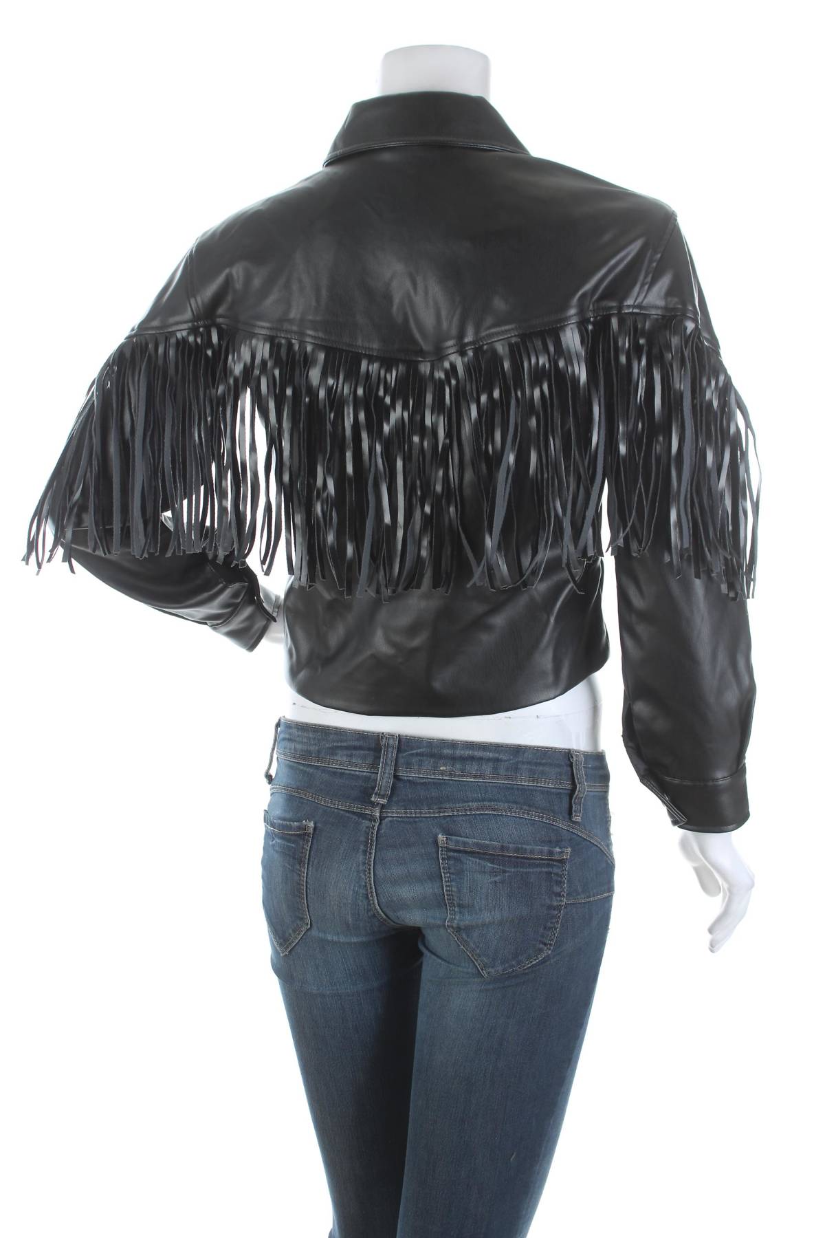 Γυναικείο δερμάτινο μπουφάν Sinsay2