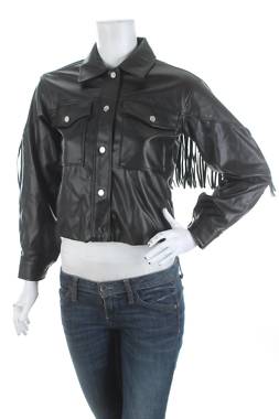 Γυναικείο δερμάτινο μπουφάν Sinsay1