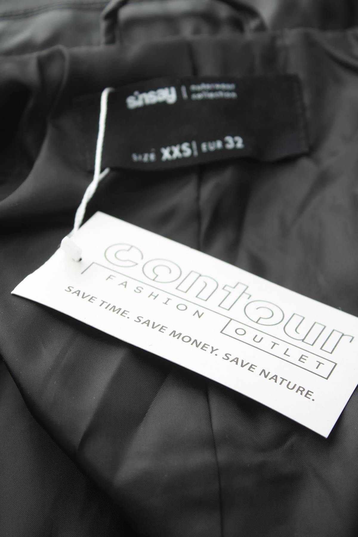 Γυναικείο δερμάτινο μπουφάν Sinsay4