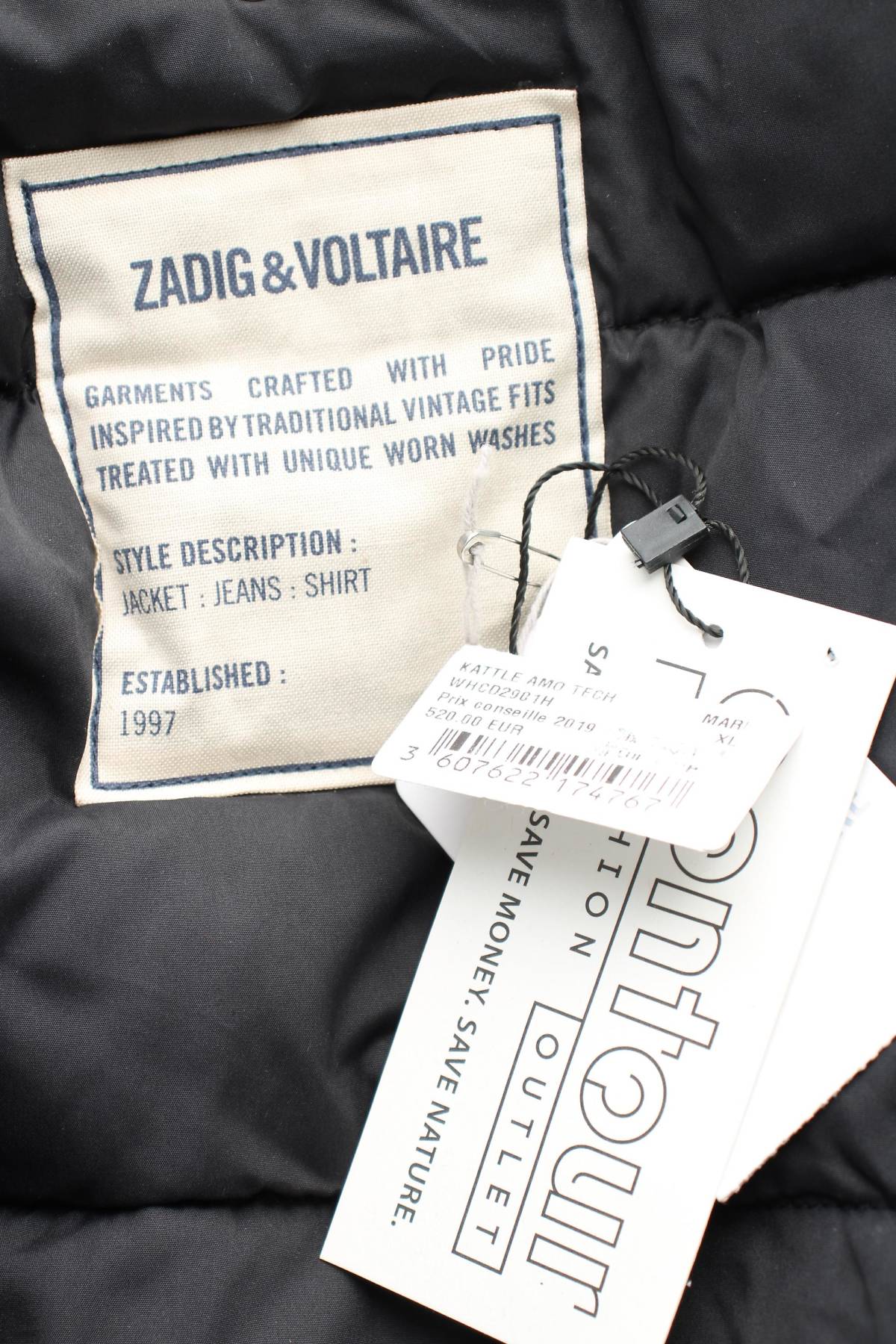 Мъжко яке Zadig & Voltaire3 - Contour.bg Мъжко яке Zadig & Voltaire3