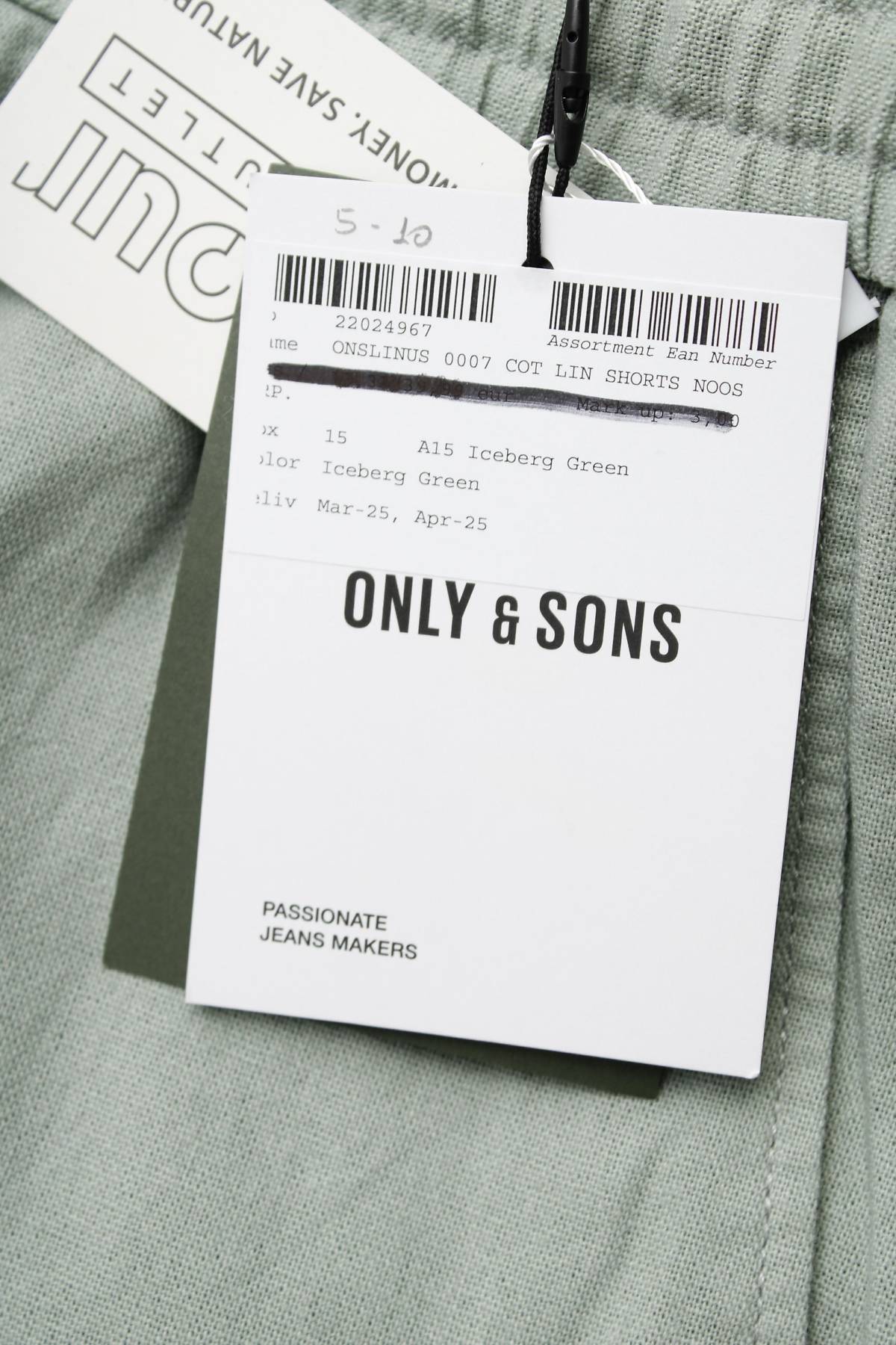 Мъжки къс панталон Only & Sons3