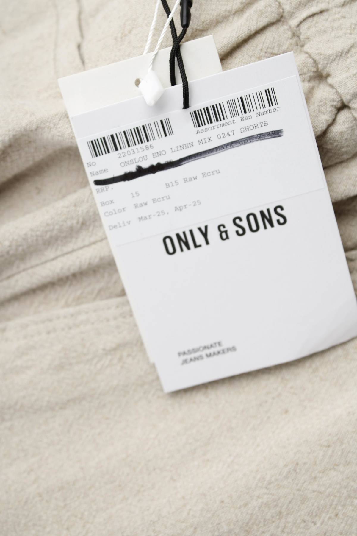 Мъжки къс панталон Only & Sons3