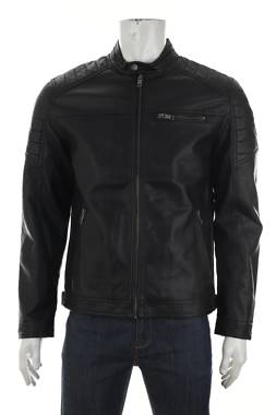 Мъжко кожено яке Jack & Jones1 - Contour.bg Мъжко кожено яке Jack & Jones1