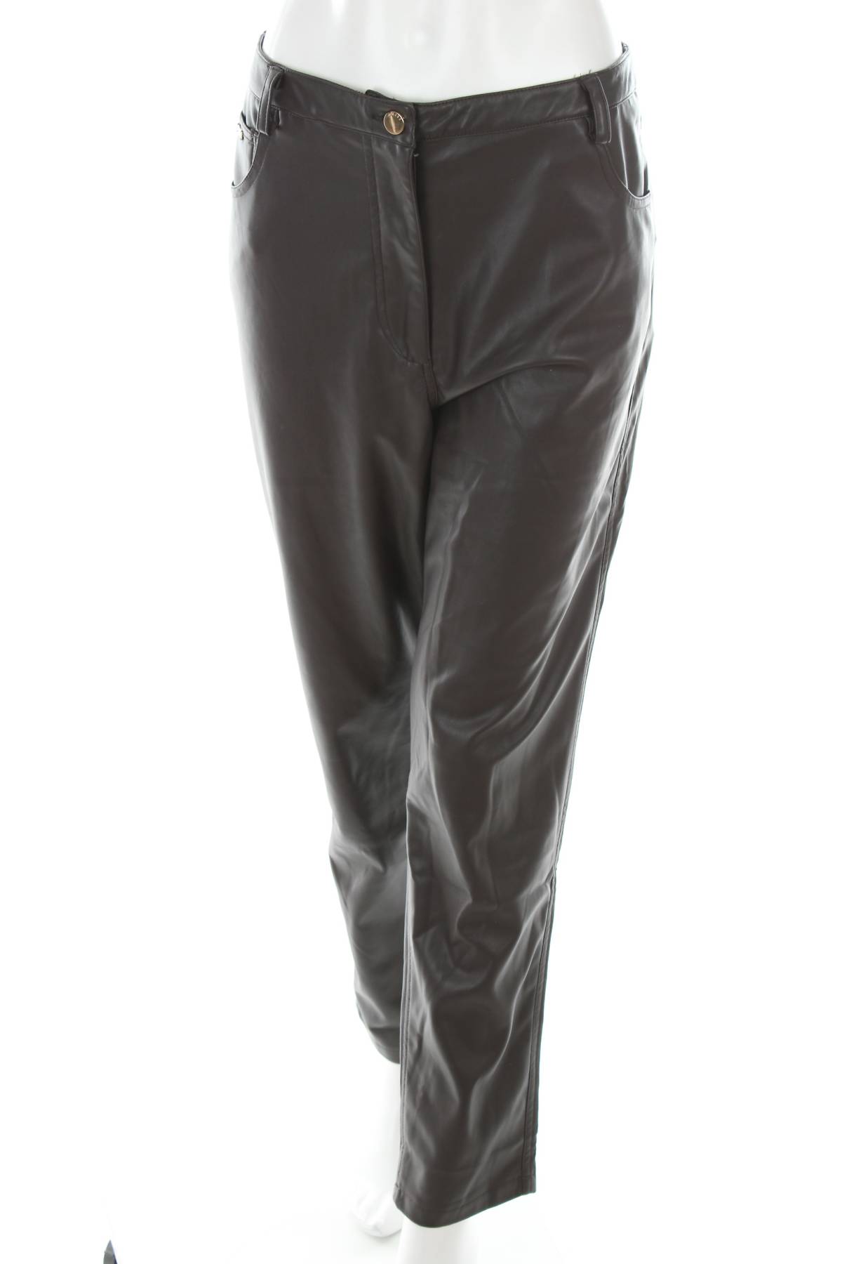 Γυναικείο δερμάτινο παντελόνι Guess1