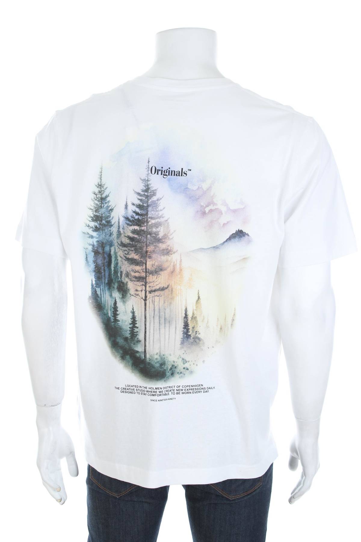 Мъжка тениска Jack & Jones Originals2 - Contour.bg Мъжка тениска Jack & Jones Originals2