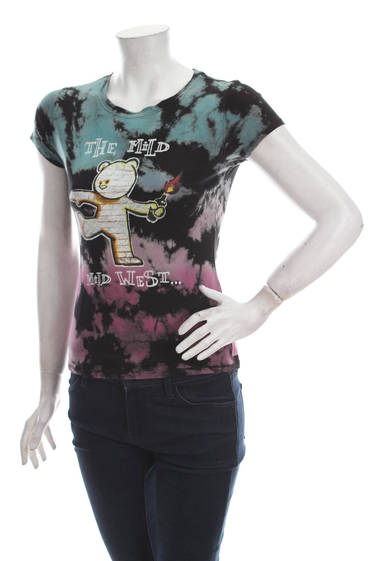 Дамска тениска Guess x Brandalised1 - Contour.bg Дамска тениска Guess x Brandalised1