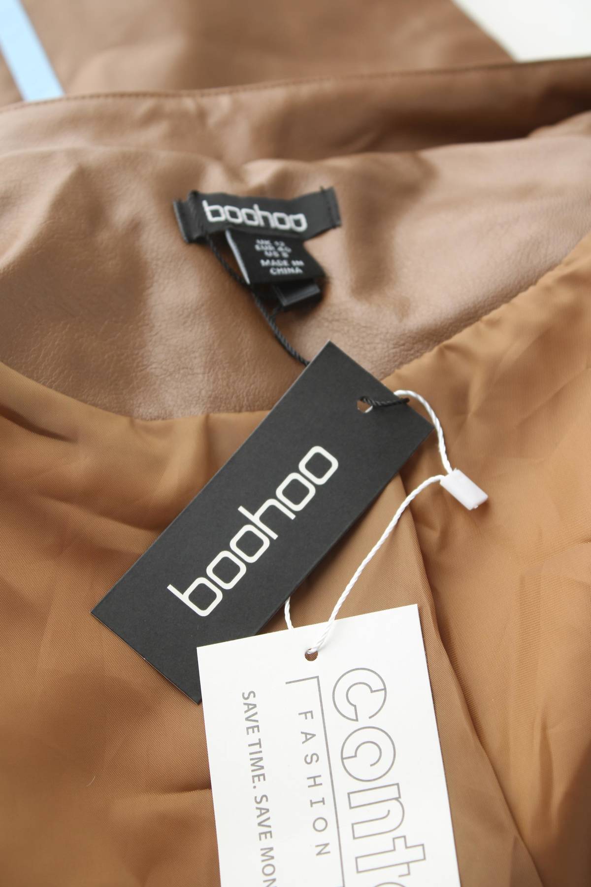 Дамско кожено яке Boohoo4