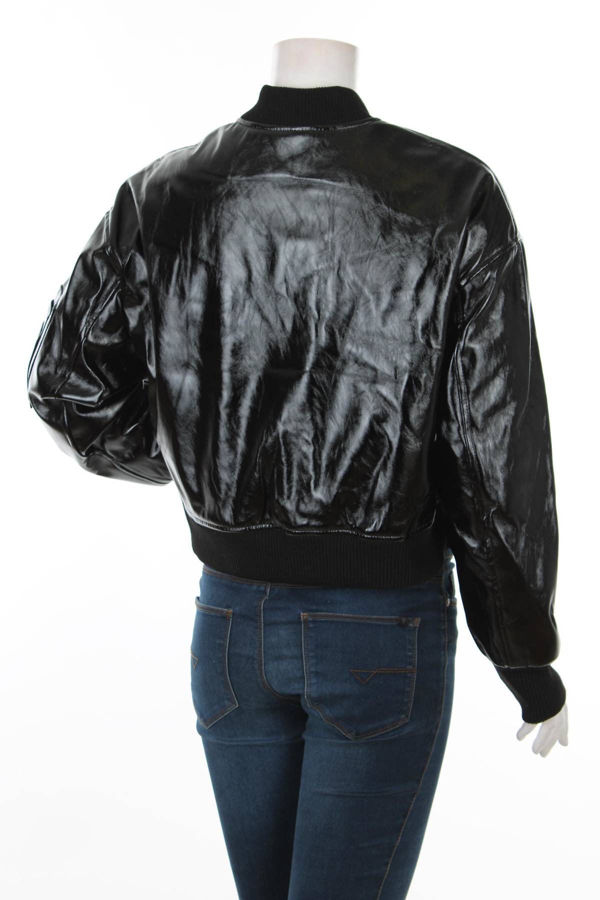 Γυναικείο δερμάτινο μπουφάν Boohoo2 - Contourshop.gr Γυναικείο δερμάτινο μπουφάν Boohoo2