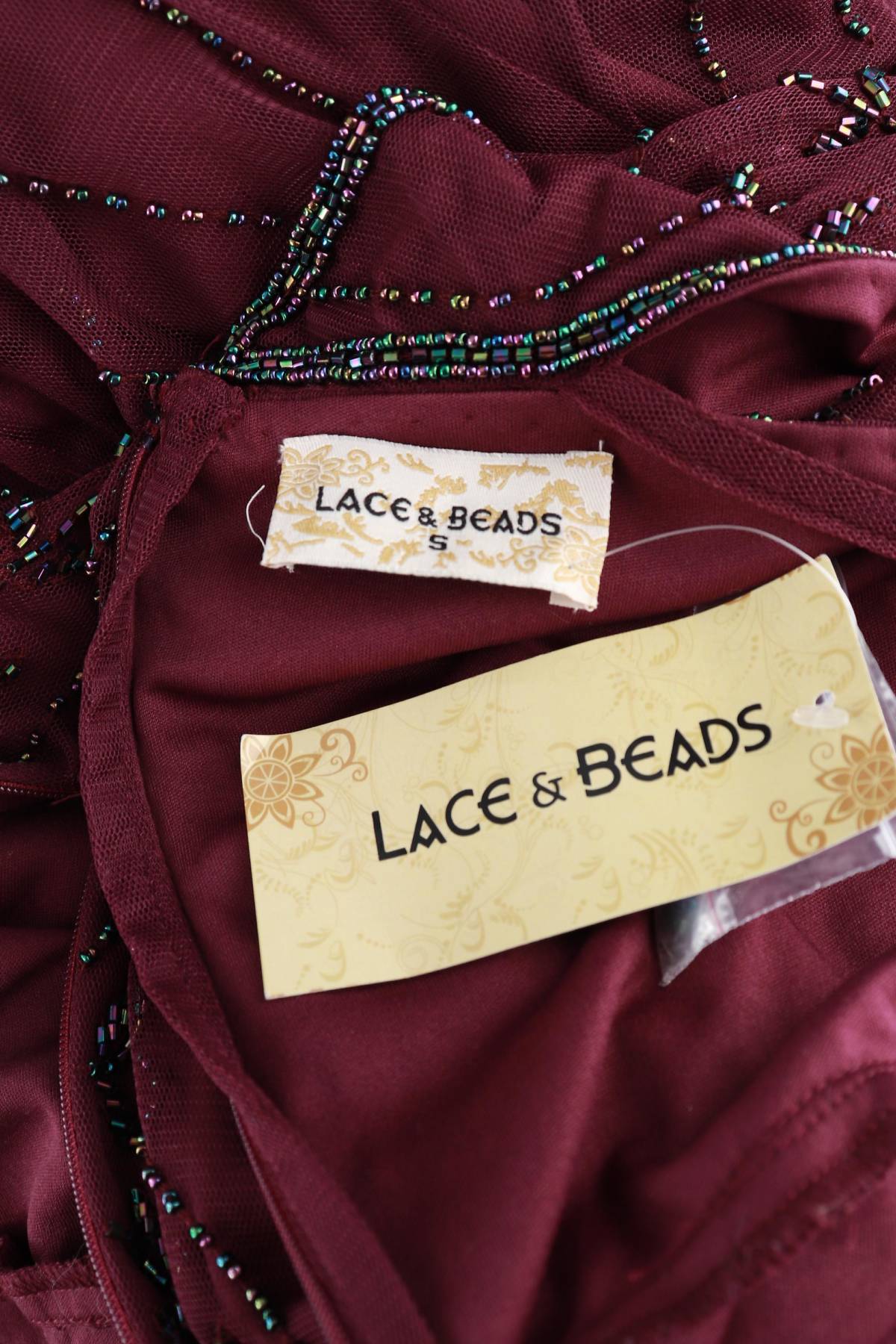 Официална рокля Lace & Beads3 - Contour.bg Официална рокля Lace & Beads3
