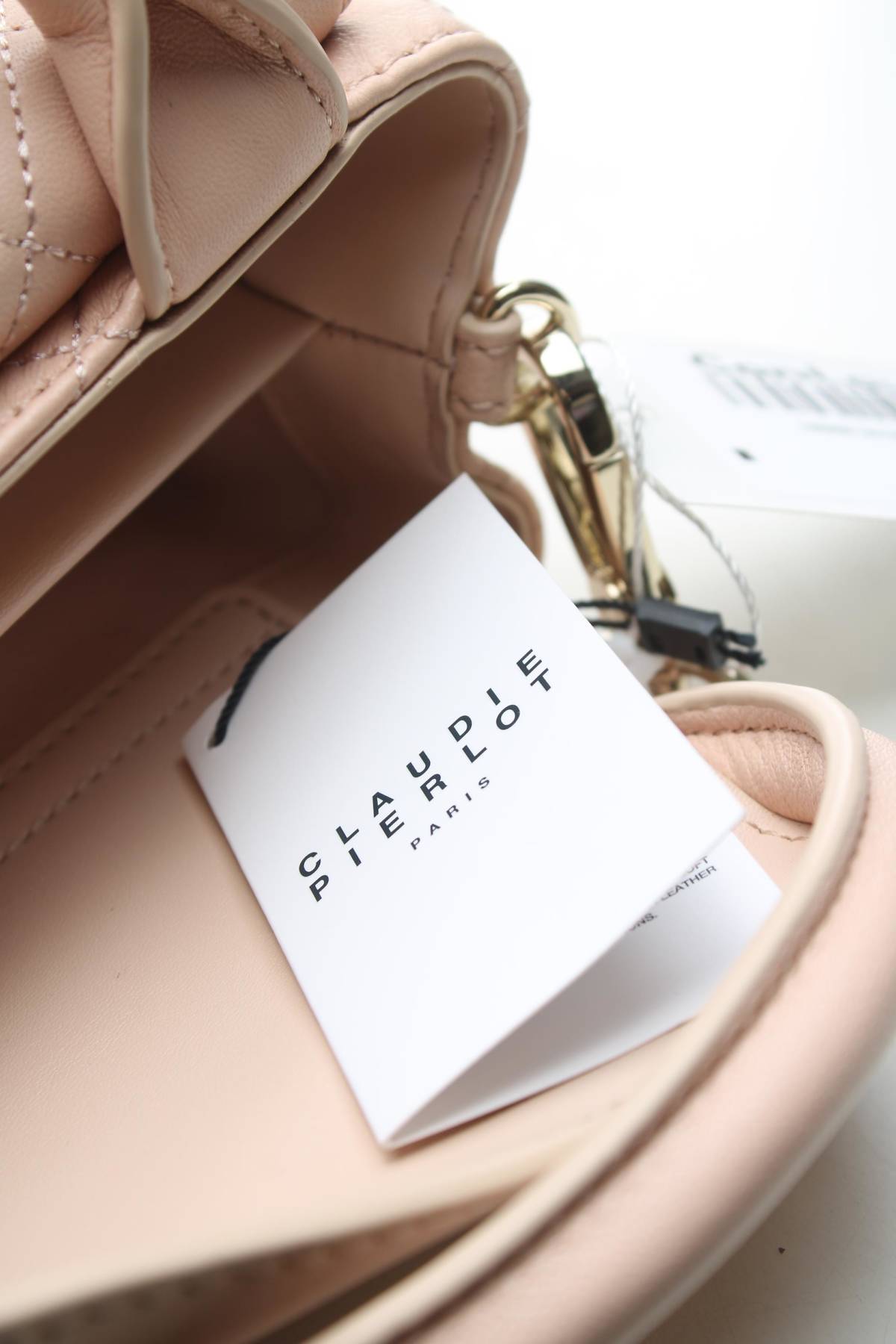 Γυναικεία δερματινή τσάντα Claudie Pierlot4 - Contourshop.gr Γυναικεία δερματινή τσάντα Claudie Pierlot4