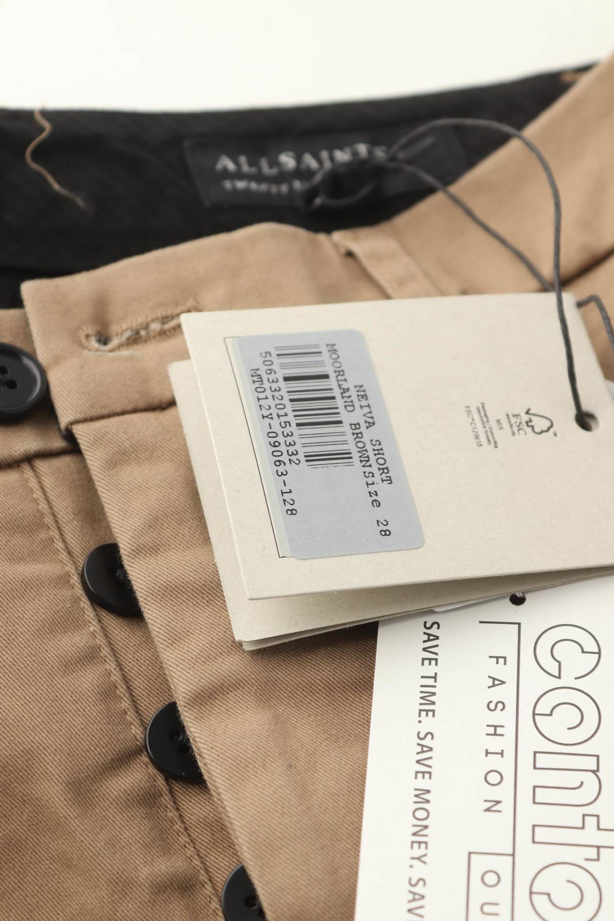 Мъжки къс панталон AllSaints3 - Contour.bg Мъжки къс панталон AllSaints3