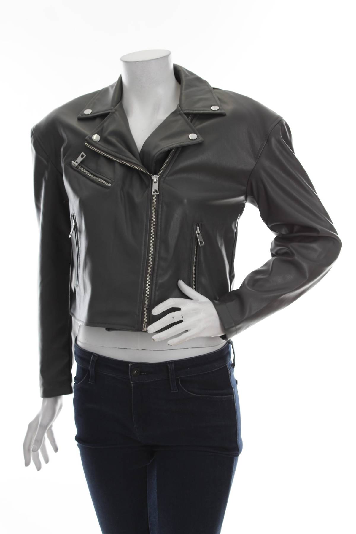 Γυναικείο δερμάτινο μπουφάν Vero Moda1 - Contourshop.gr Γυναικείο δερμάτινο μπουφάν Vero Moda1