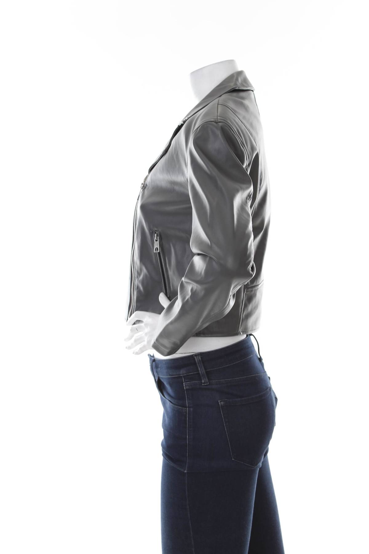 Γυναικείο δερμάτινο μπουφάν Vero Moda3 - Contourshop.gr Γυναικείο δερμάτινο μπουφάν Vero Moda3