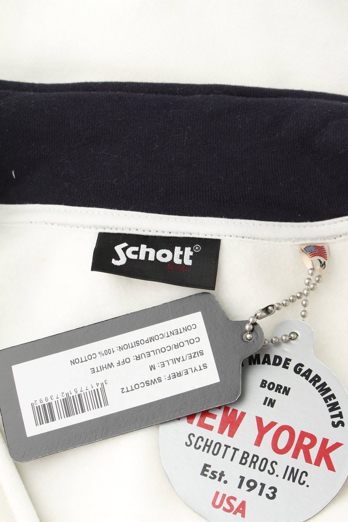 Мъжки суичър Schott3 - Contour.bg Мъжки суичър Schott3