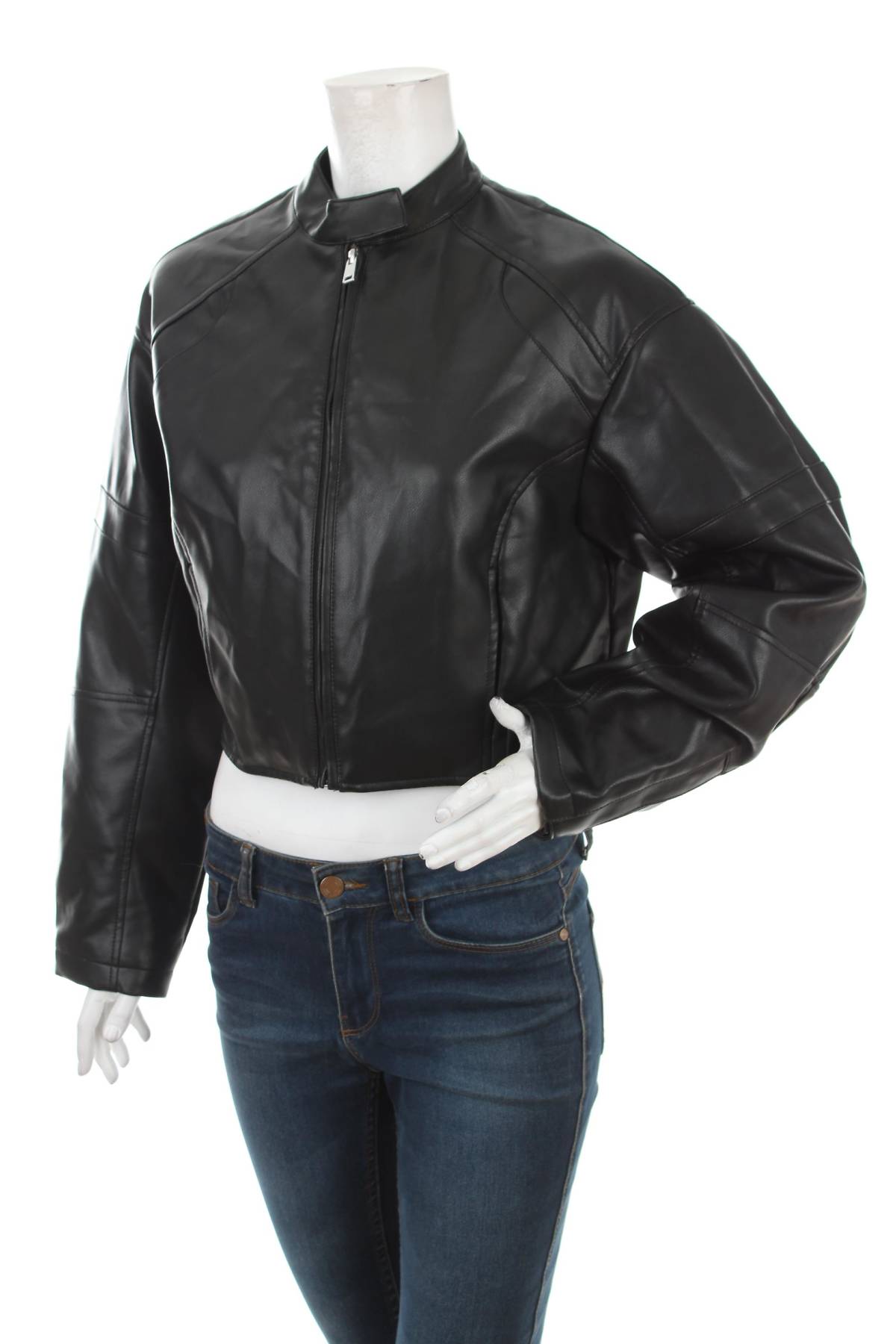 Γυναικείο δερμάτινο μπουφάν C&A1 - Contourshop.gr Γυναικείο δερμάτινο μπουφάν C&A1