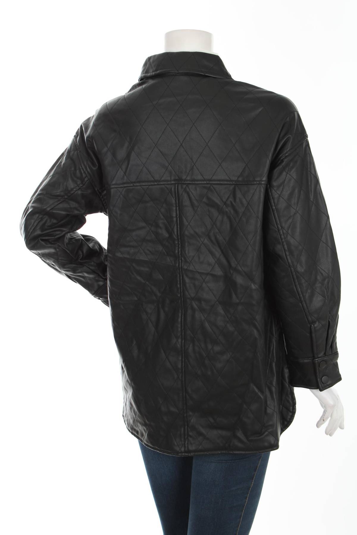 Γυναικείο δερμάτινο μπουφάν House2