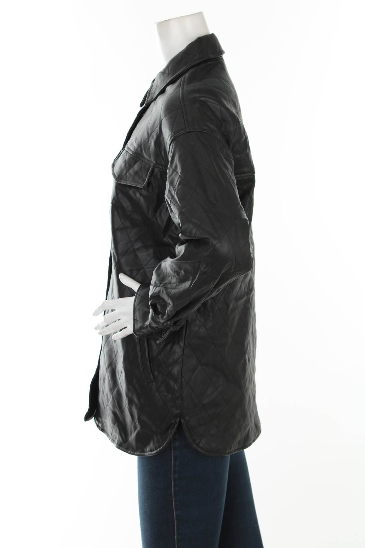 Γυναικείο δερμάτινο μπουφάν House3