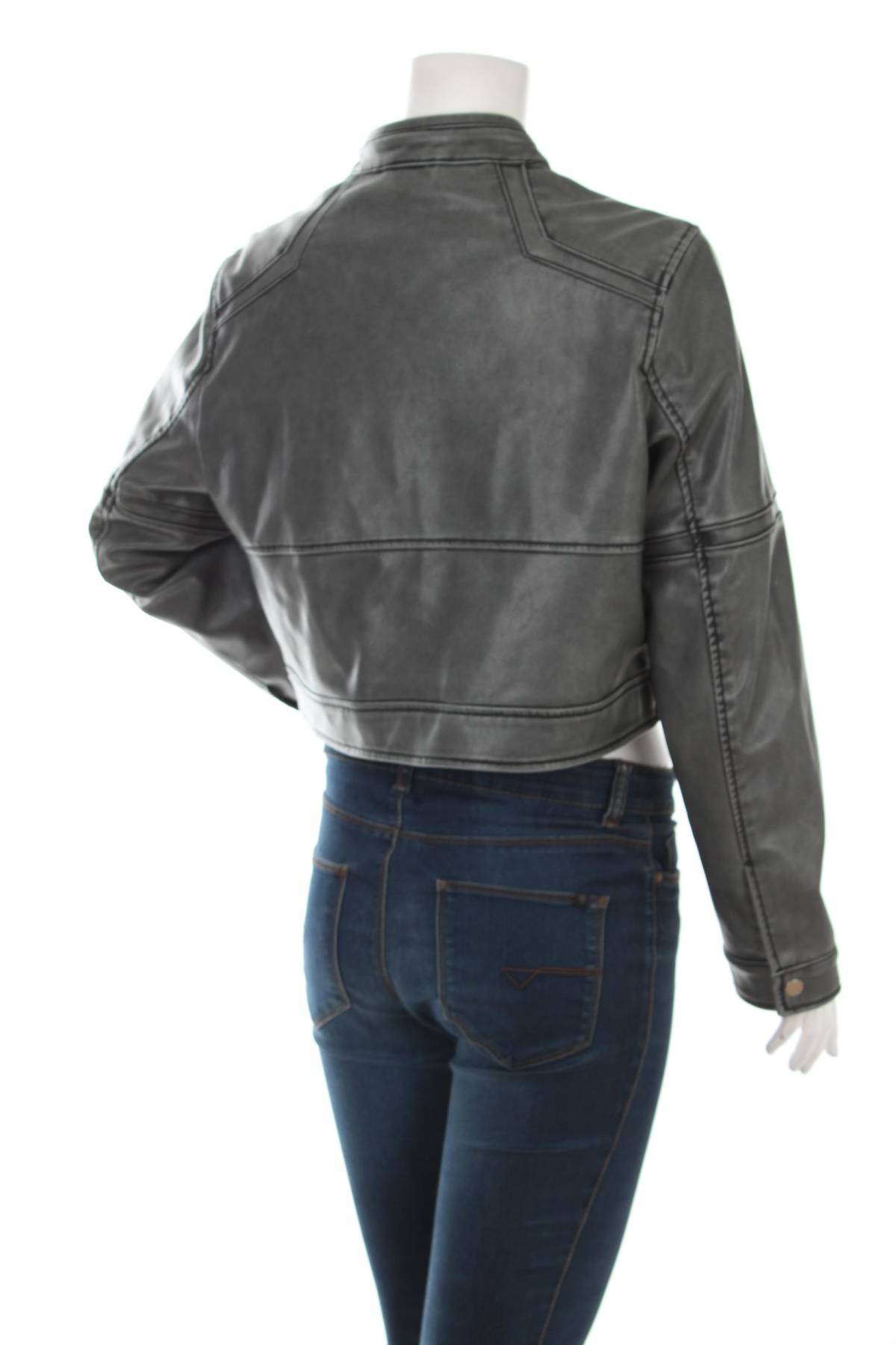 Γυναικείο δερμάτινο μπουφάν C&A2 - Contourshop.gr Γυναικείο δερμάτινο μπουφάν C&A2