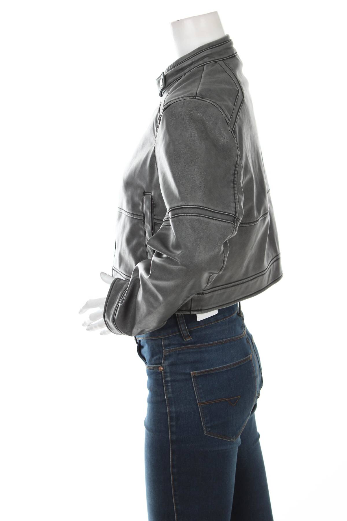 Γυναικείο δερμάτινο μπουφάν C&A3 - Contourshop.gr Γυναικείο δερμάτινο μπουφάν C&A3