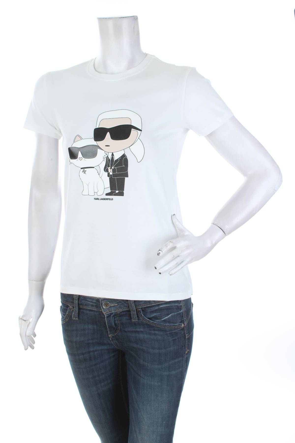 Дамска тениска Karl Lagerfeld1 - Contour.bg Дамска тениска Karl Lagerfeld1