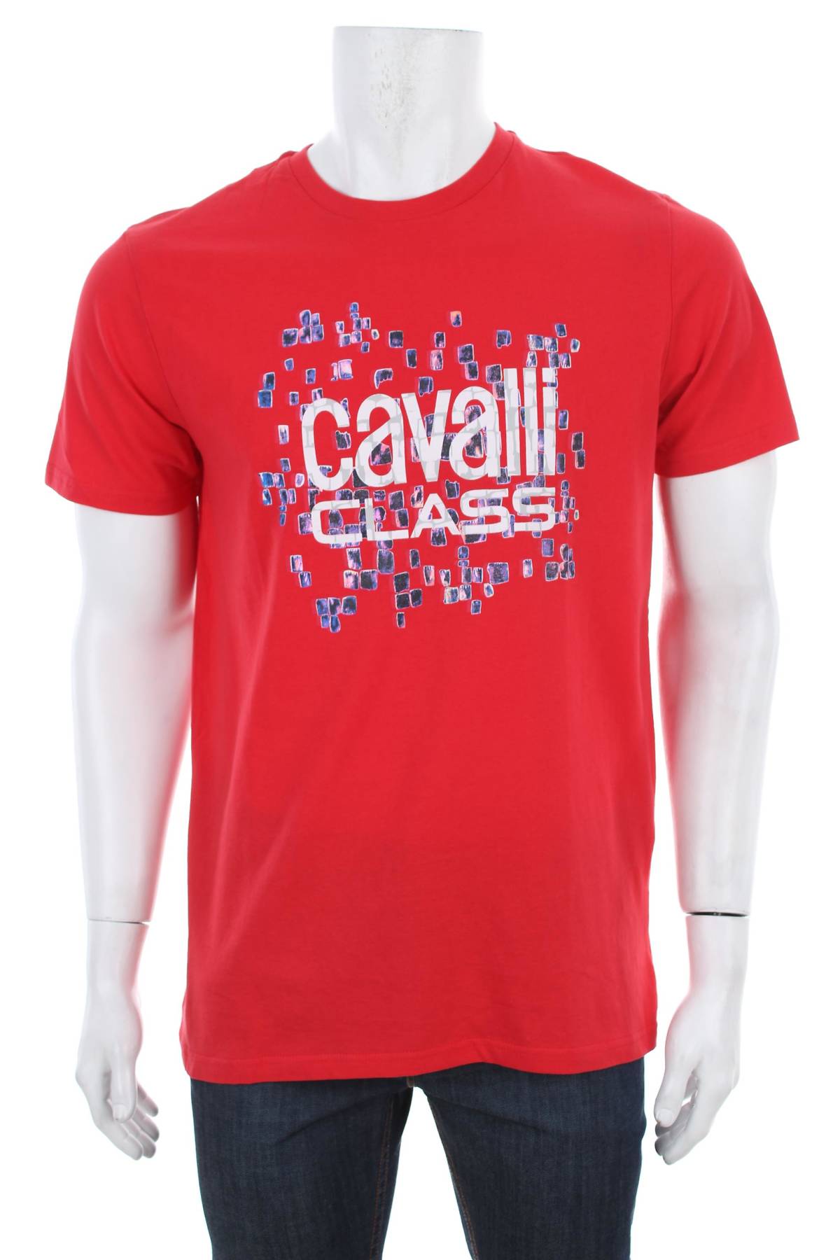 Мъжка тениска Cavalli Class1 - Contour.bg Мъжка тениска Cavalli Class1