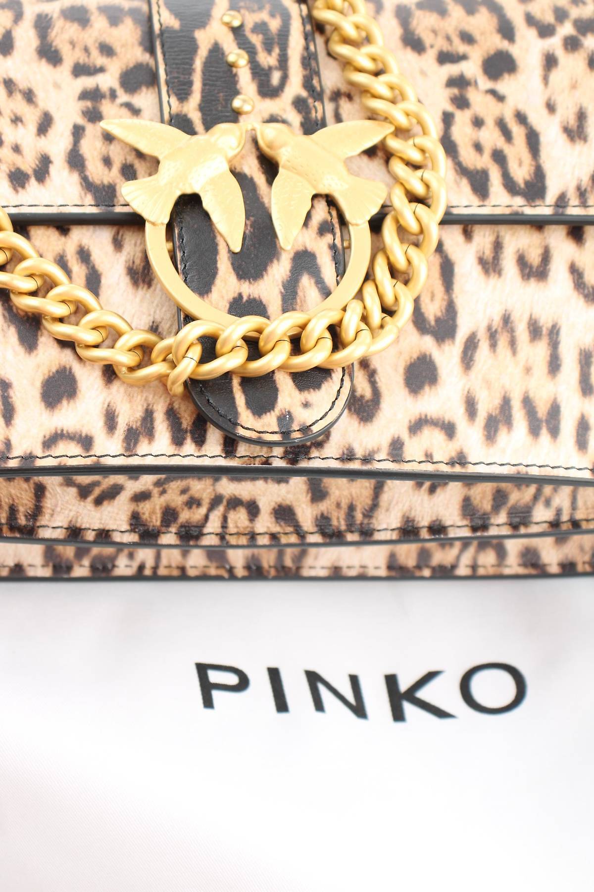 Дамска кожена чанта Pinko4