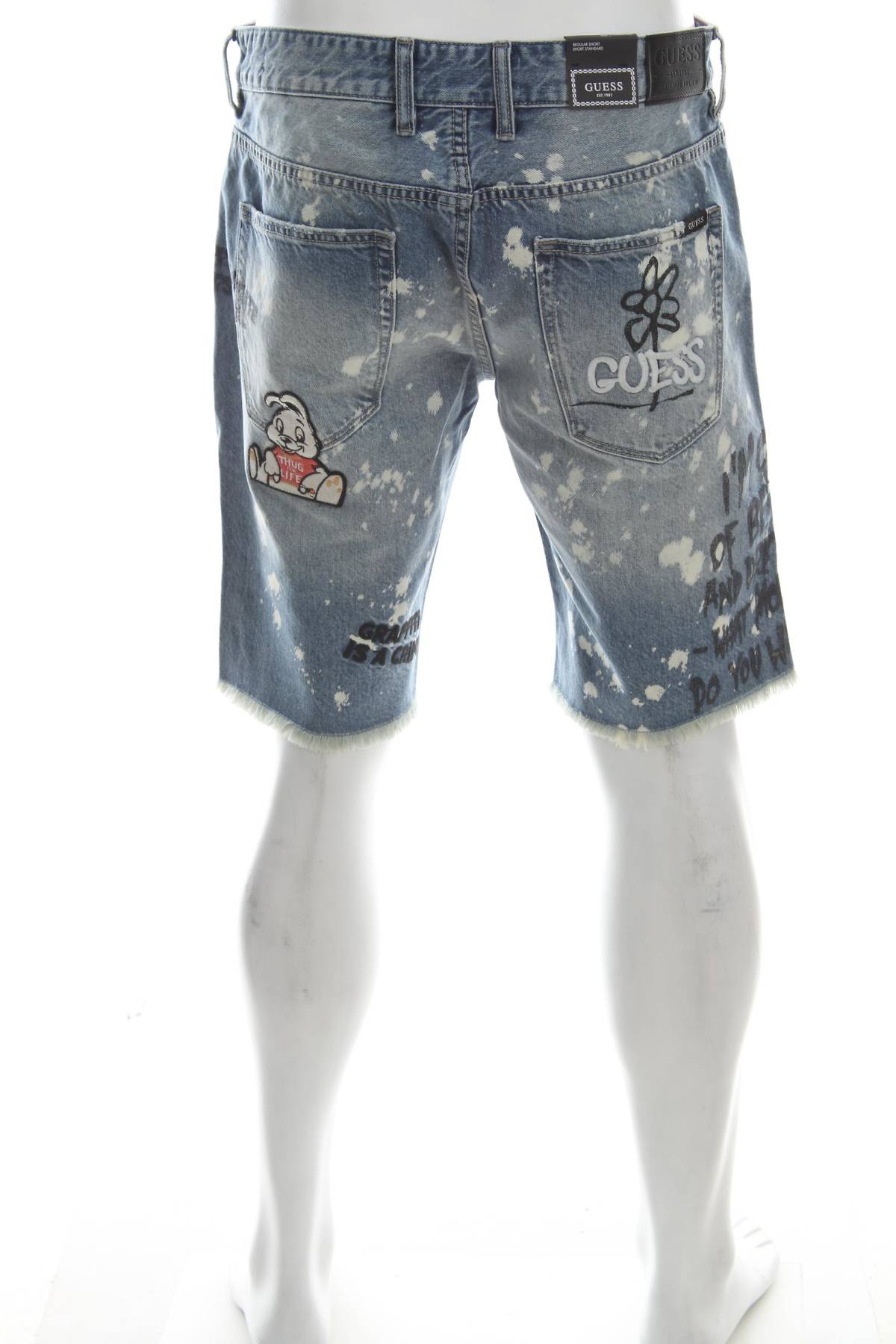 Ανδρικά τζιν σορτσάκια Guess x Brandalised2 - Contourshop.gr Ανδρικά τζιν σορτσάκια Guess x Brandalised2