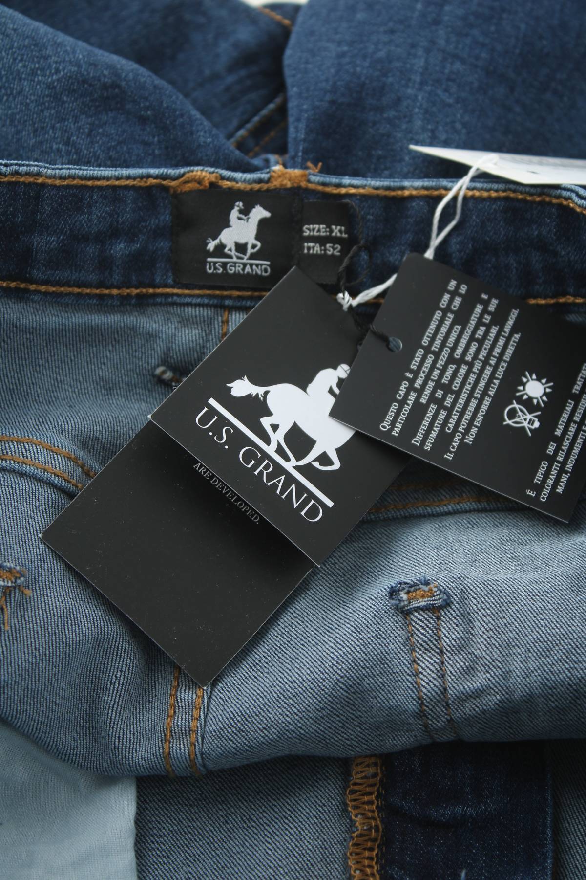 Мъжки къси дънки U.S. Grand Polo3
