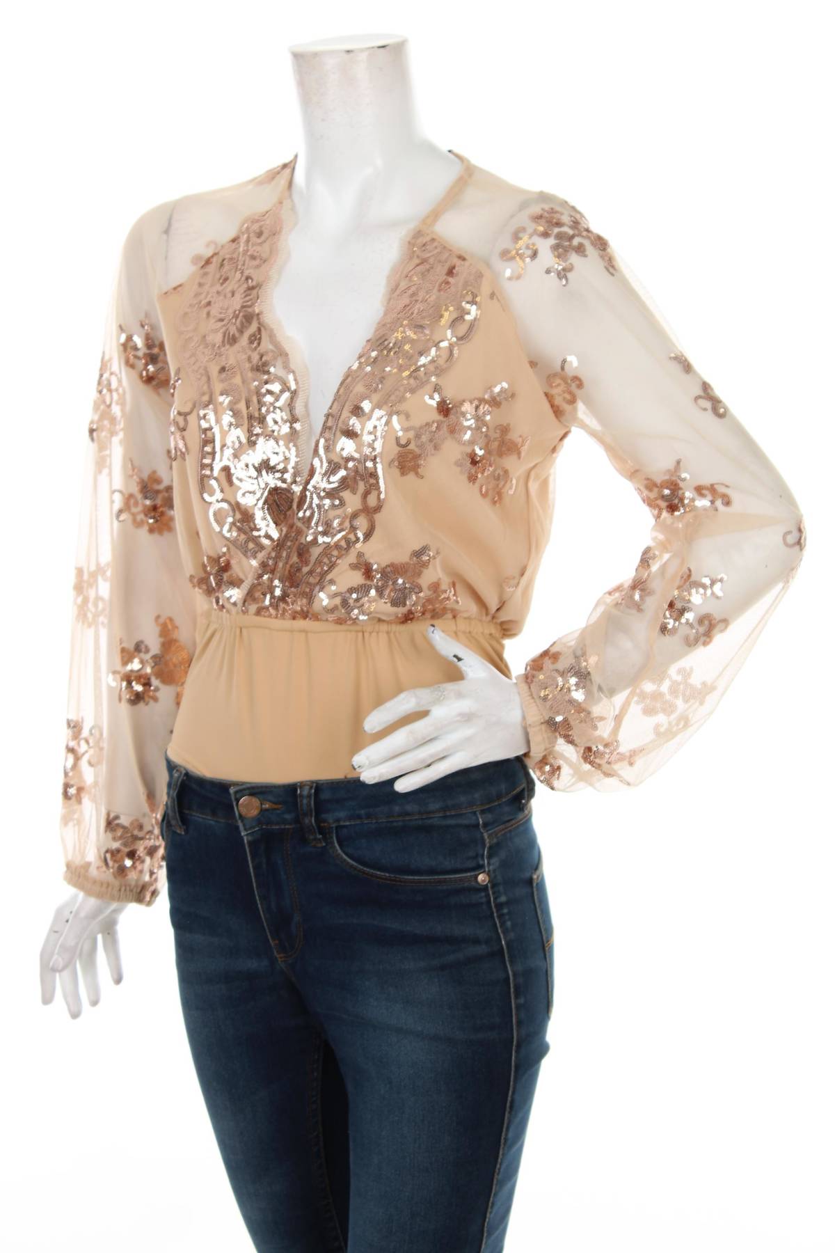Дамска блуза-боди Boohoo1 - Contour.bg Дамска блуза-боди Boohoo1