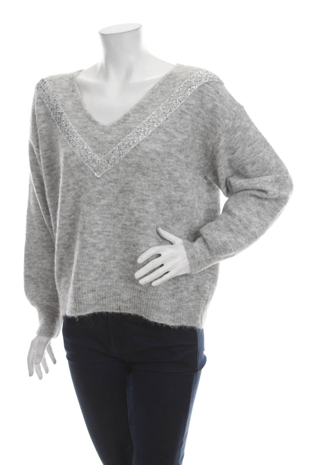 Дамски пуловер Indie + Moi1 - Contour.bg Дамски пуловер Indie + Moi1