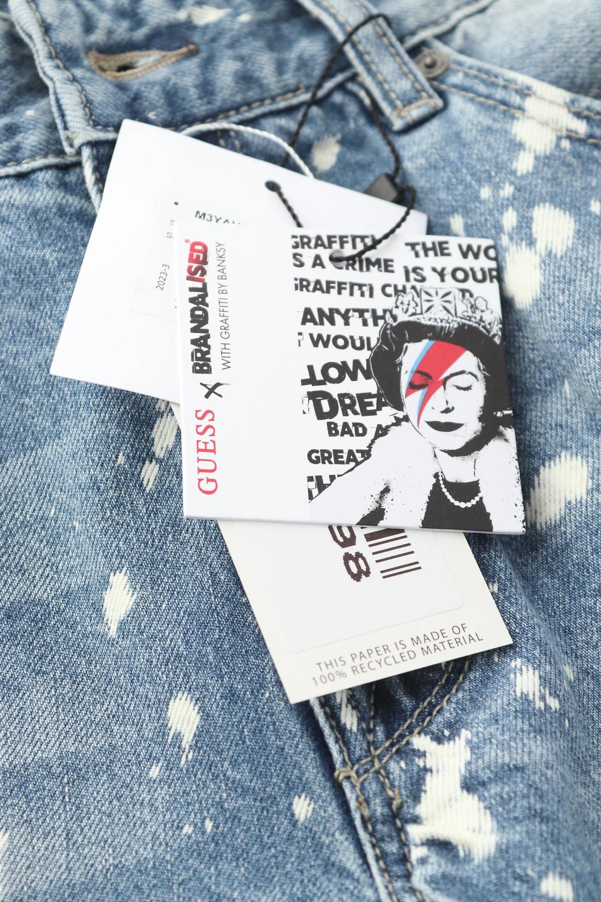 Ανδρικά τζιν σορτσάκια Guess x Brandalised3 - Contourshop.gr Ανδρικά τζιν σορτσάκια Guess x Brandalised3