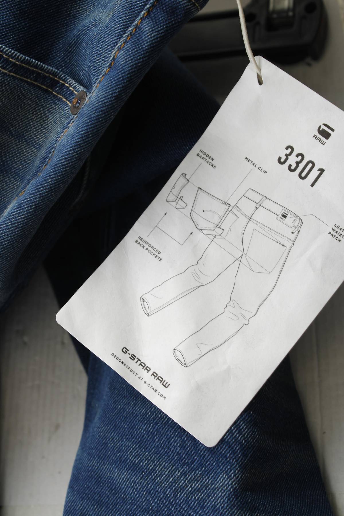 Мъжки дънки G-Star Raw3 - Contour.bg Мъжки дънки G-Star Raw3