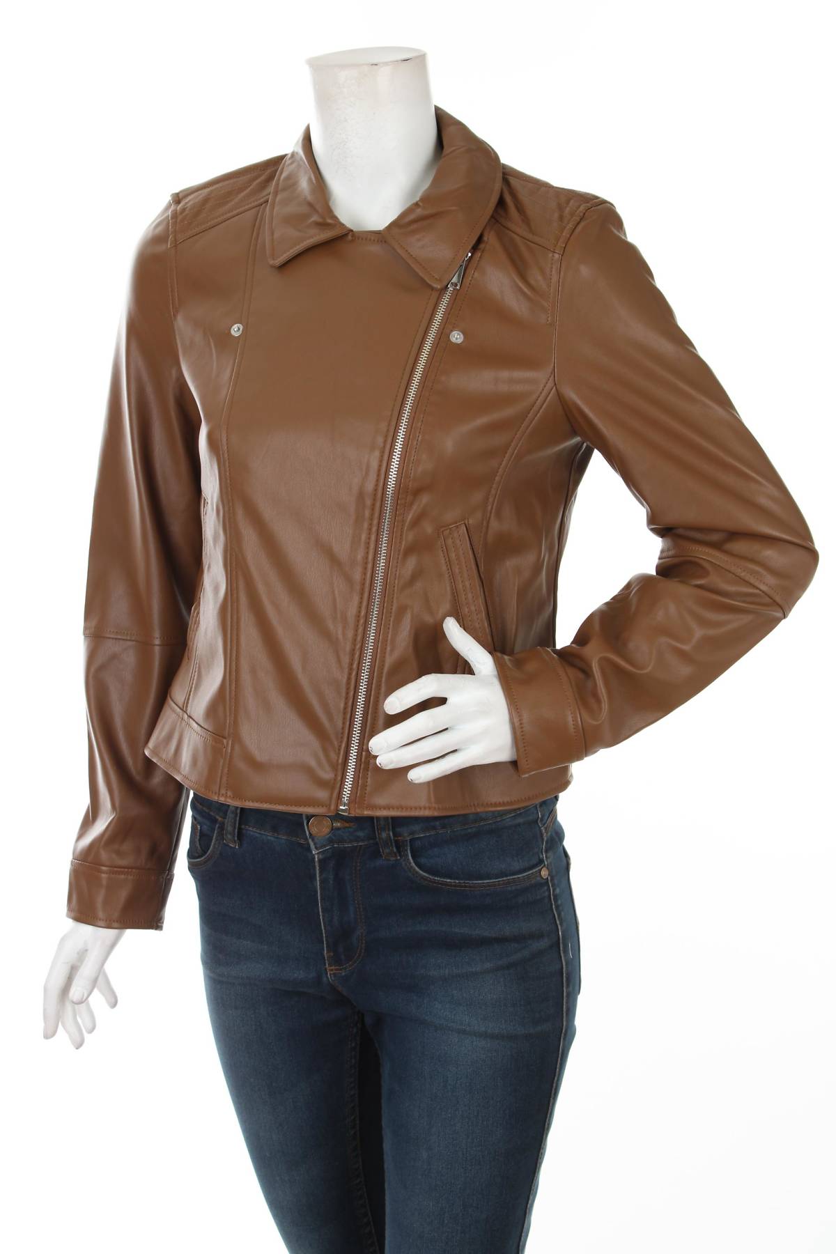 Дамско кожено яке Vero Moda1 - Contour.bg Дамско кожено яке Vero Moda1