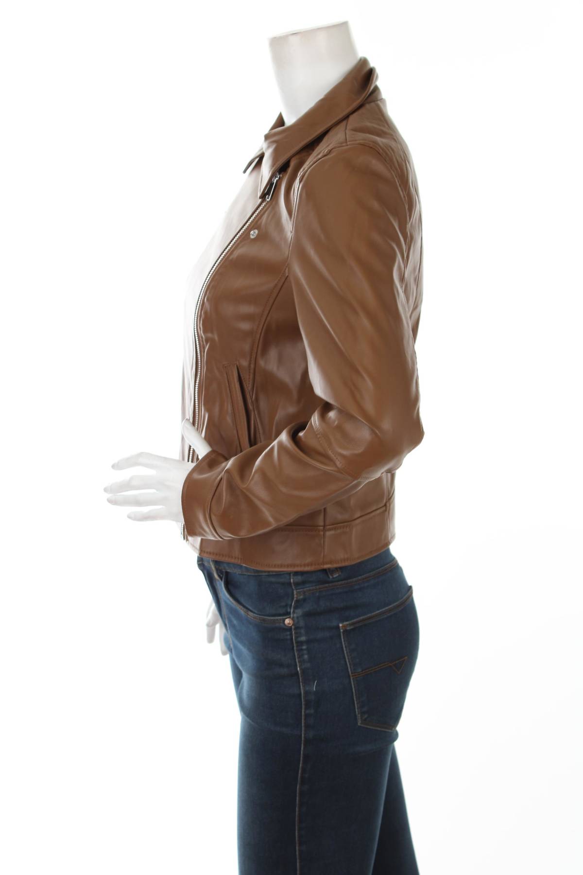 Дамско кожено яке Vero Moda3 - Contour.bg Дамско кожено яке Vero Moda3