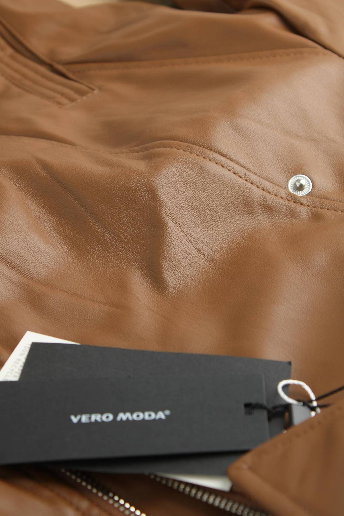 Дамско кожено яке Vero Moda4 - Contour.bg Дамско кожено яке Vero Moda4