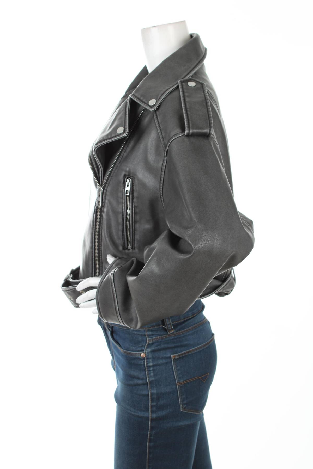 Дамско кожено яке Clockhouse3