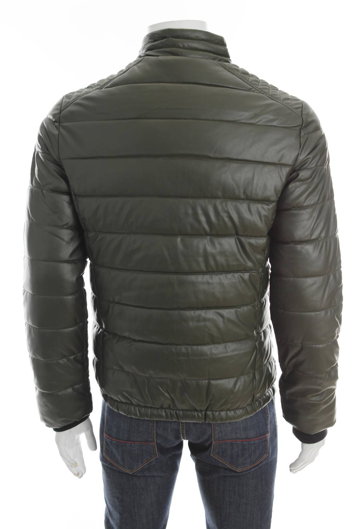 Мъжко кожено яке Guess2 - Contour.bg Мъжко кожено яке Guess2