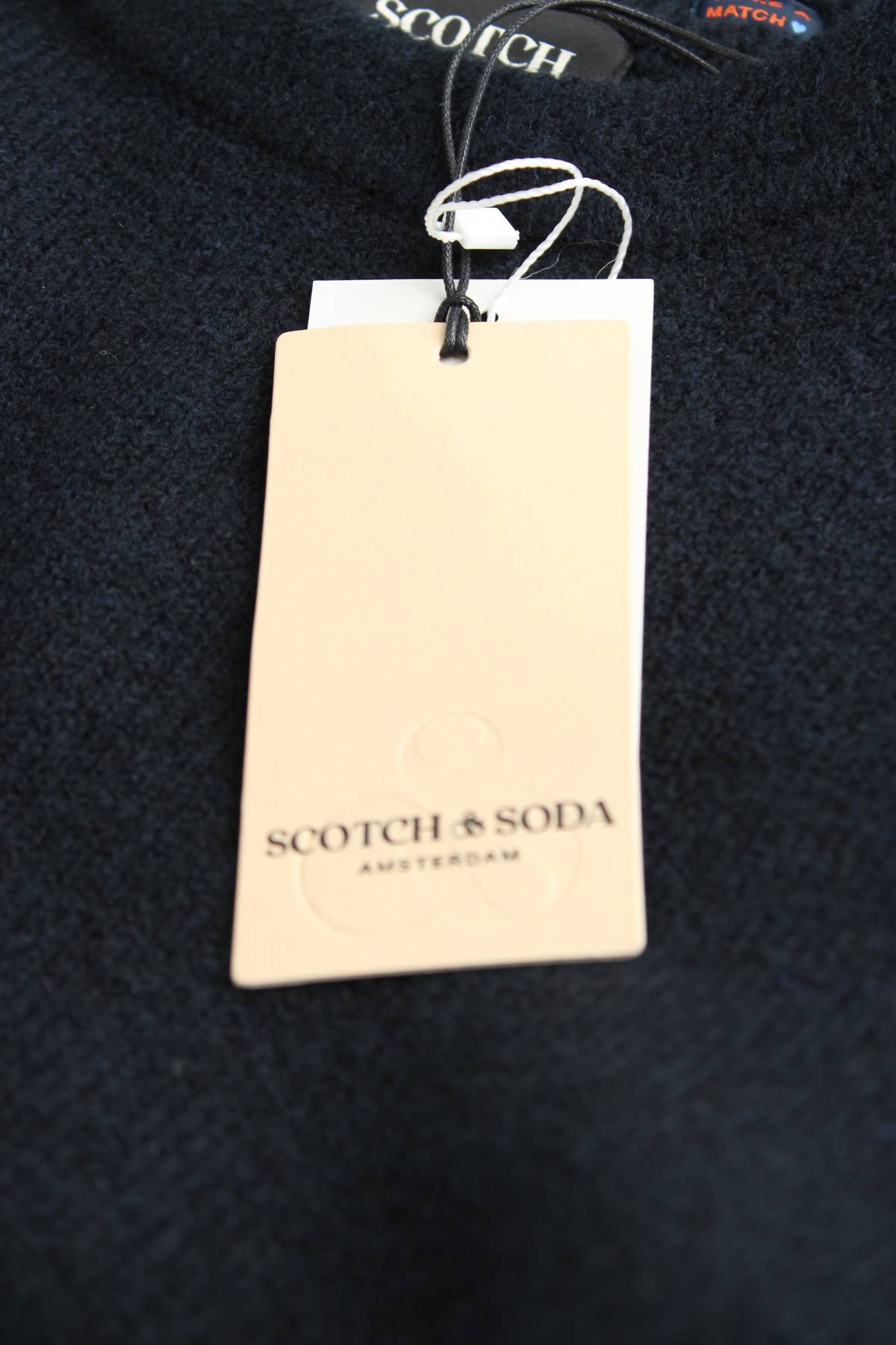 Мъжки пуловер Scotch & Soda Amsterdams Blauw3
