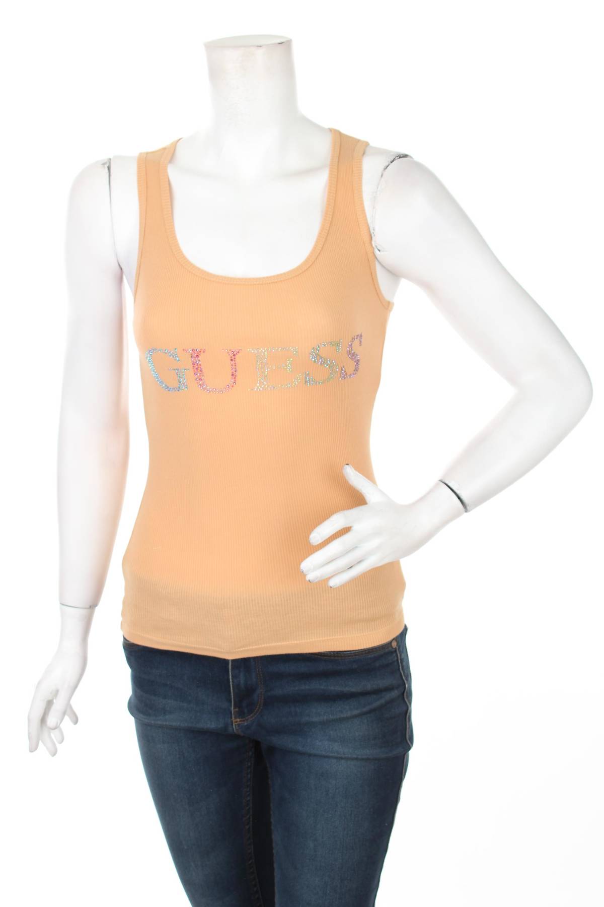 Γυναικείο αμάνικο Guess1 - Contourshop.gr Γυναικείο αμάνικο Guess1