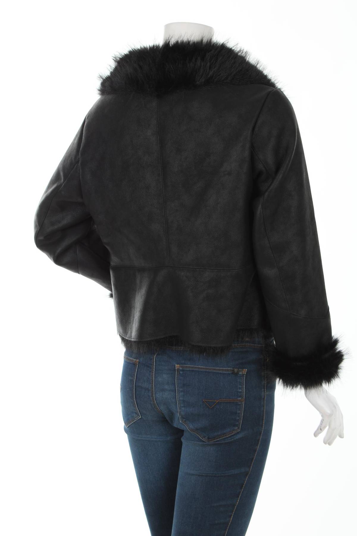 Дамско кожено яке C&A2