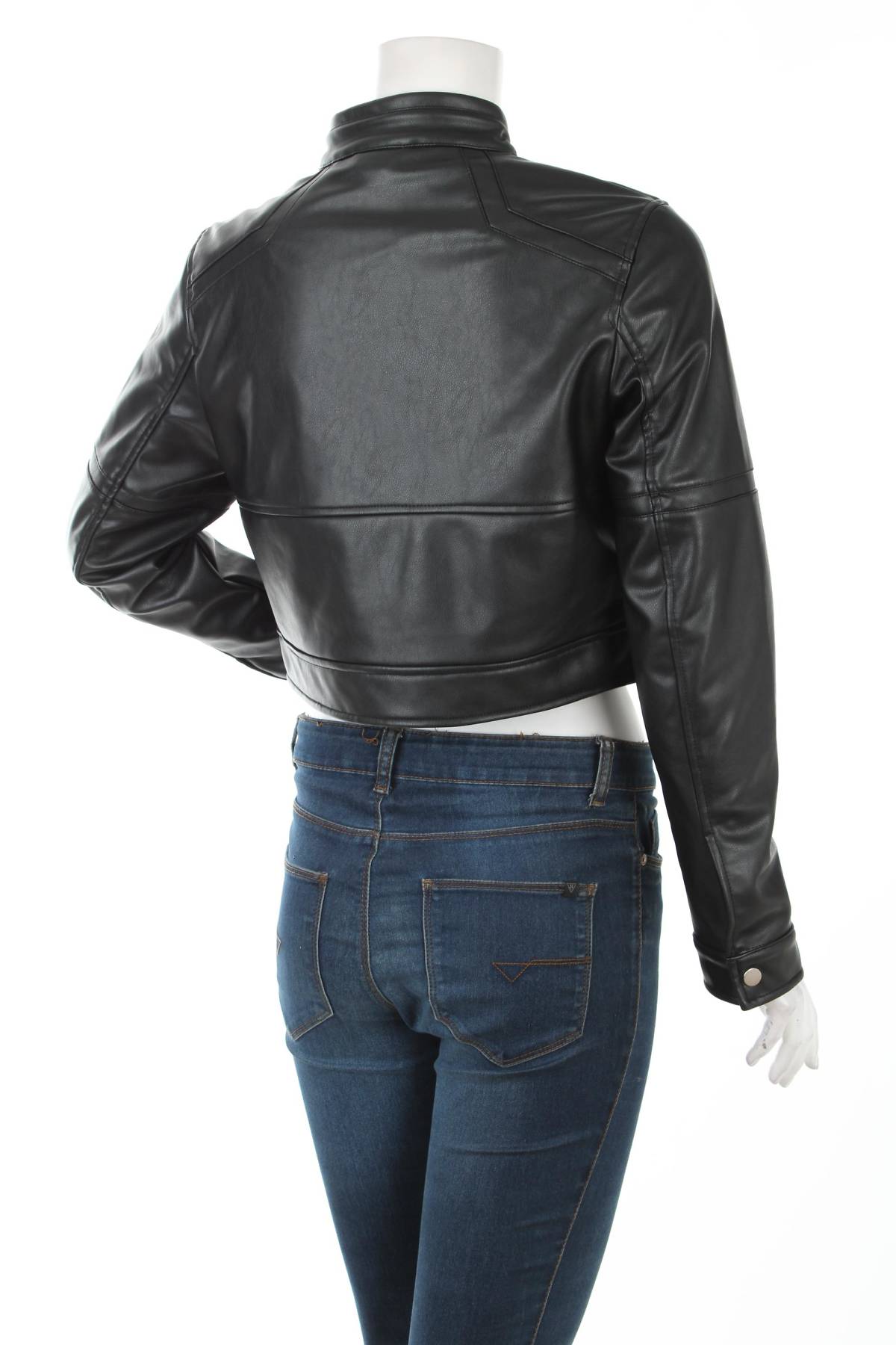 Γυναικείο δερμάτινο μπουφάν C&A2