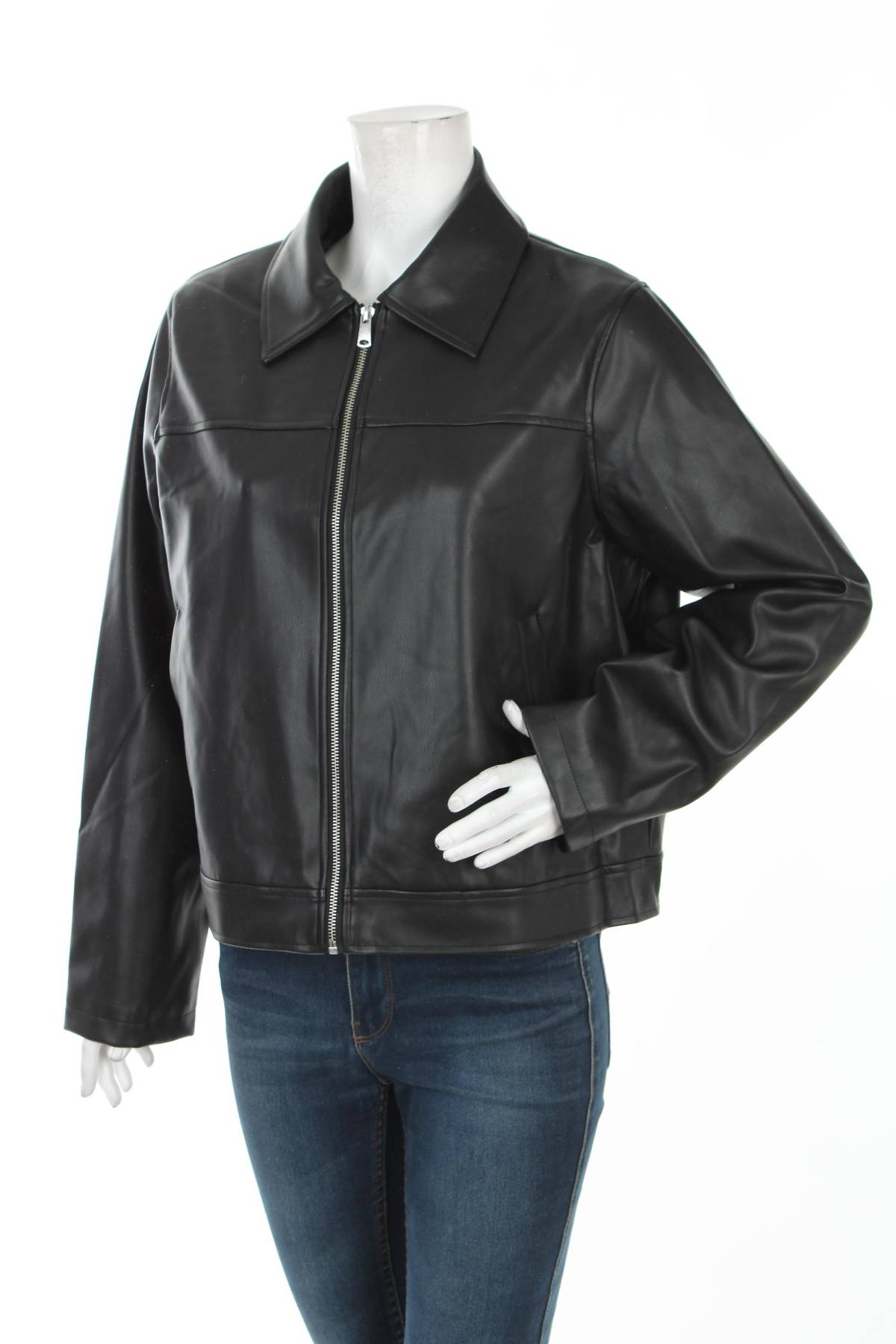 Γυναικείο δερμάτινο μπουφάν V by Very1