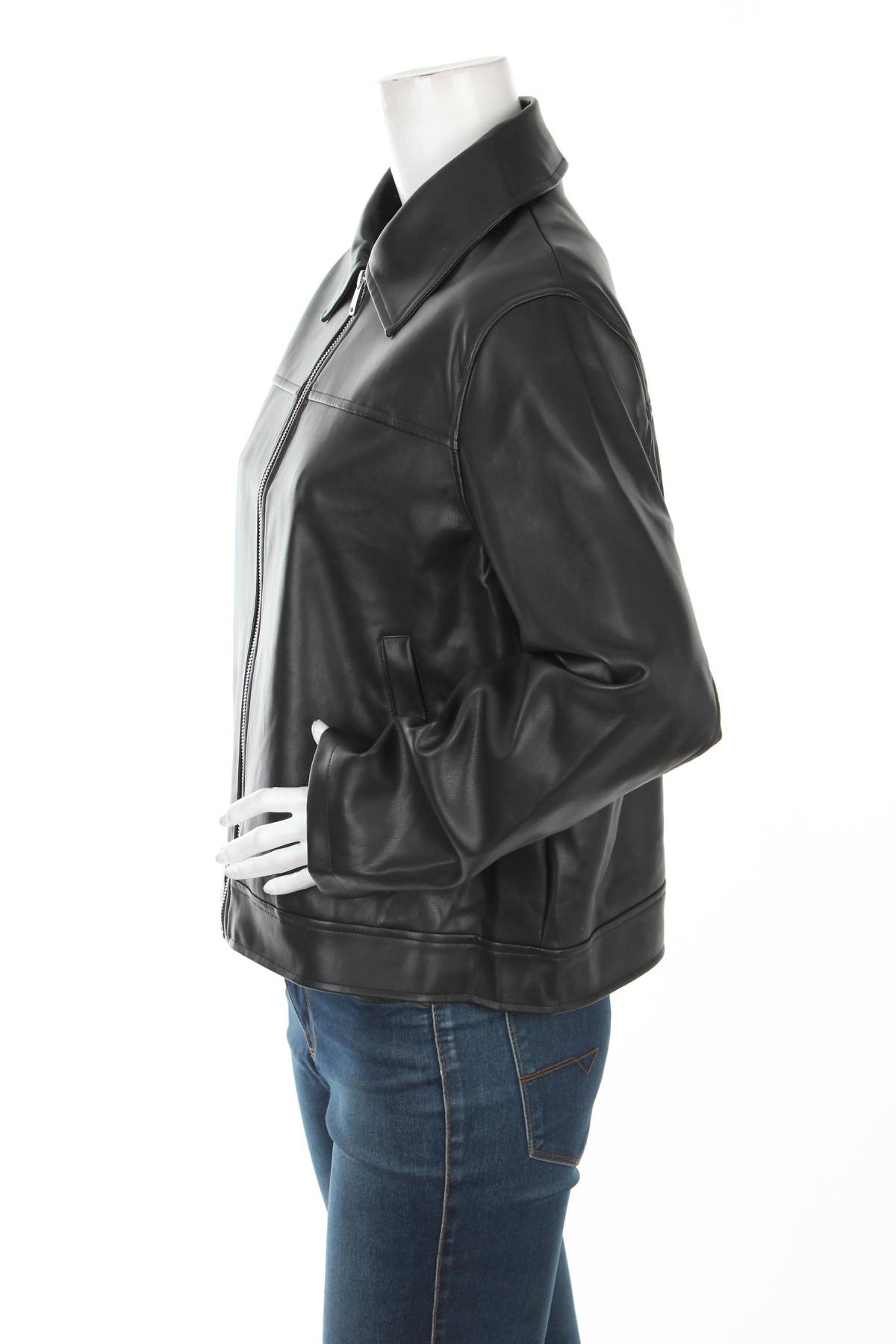 Γυναικείο δερμάτινο μπουφάν V by Very3