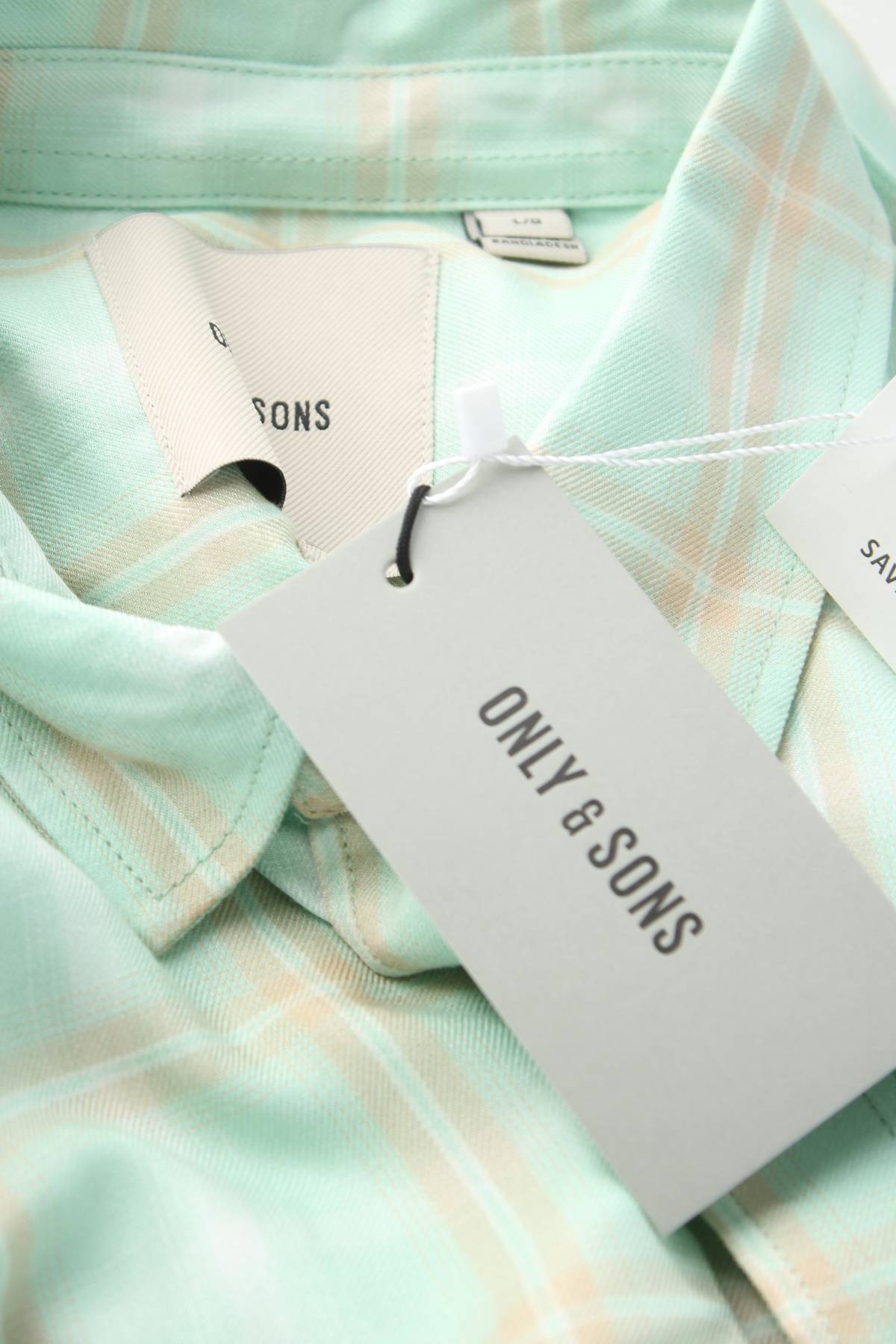 Мъжка риза Only & Sons3 - Contour.bg Мъжка риза Only & Sons3