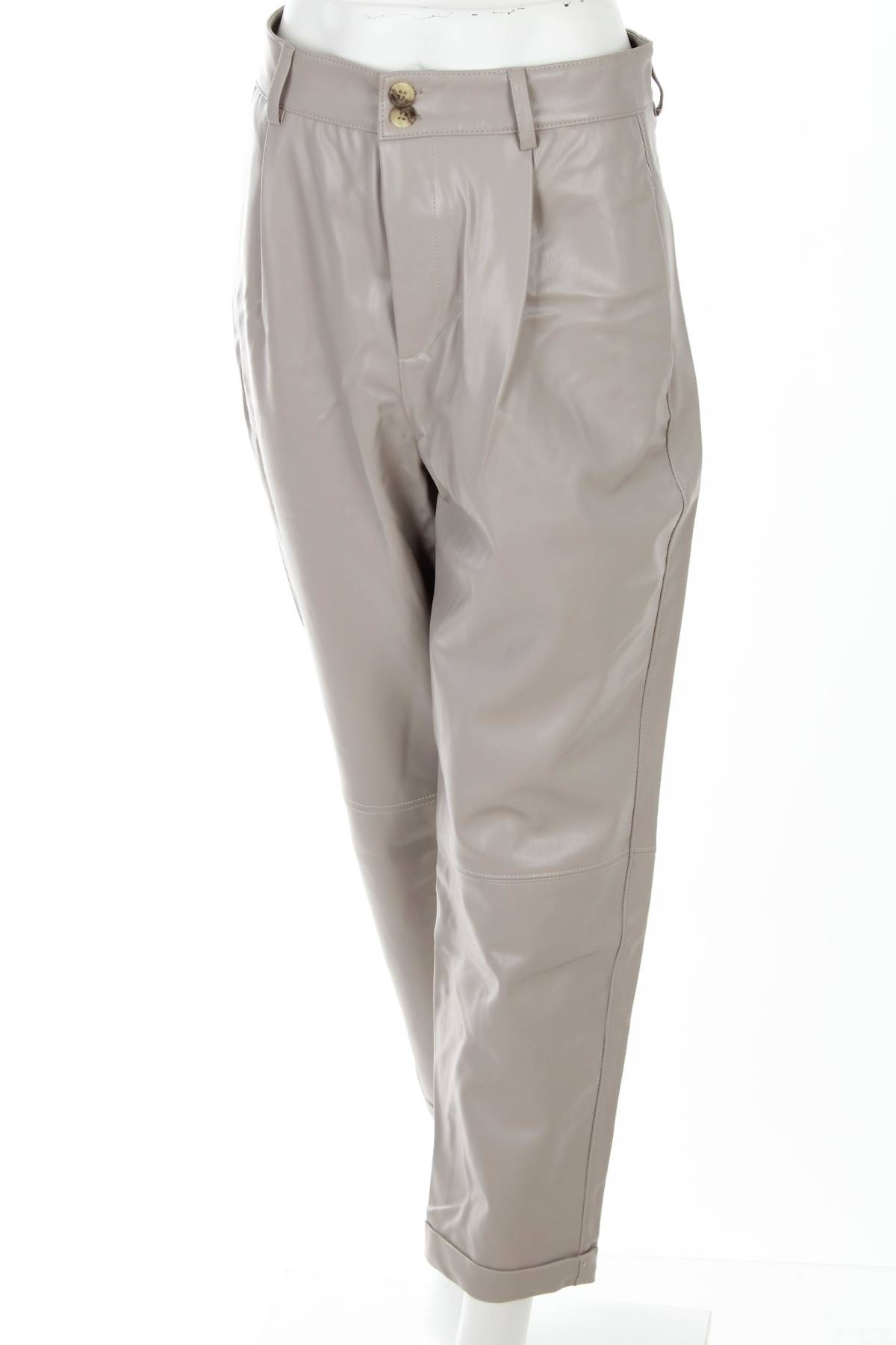 Γυναικείο δερμάτινο παντελόνι Dilvin1